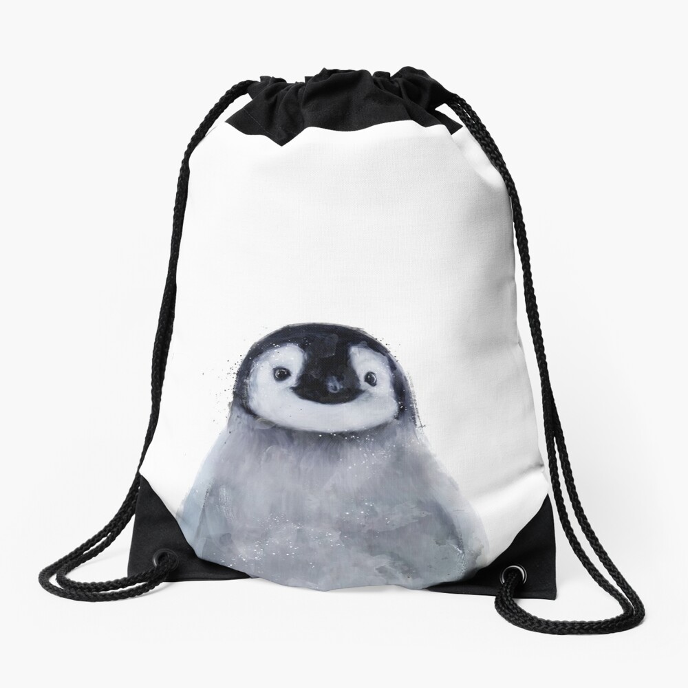Little Penguin Drawstring Bag