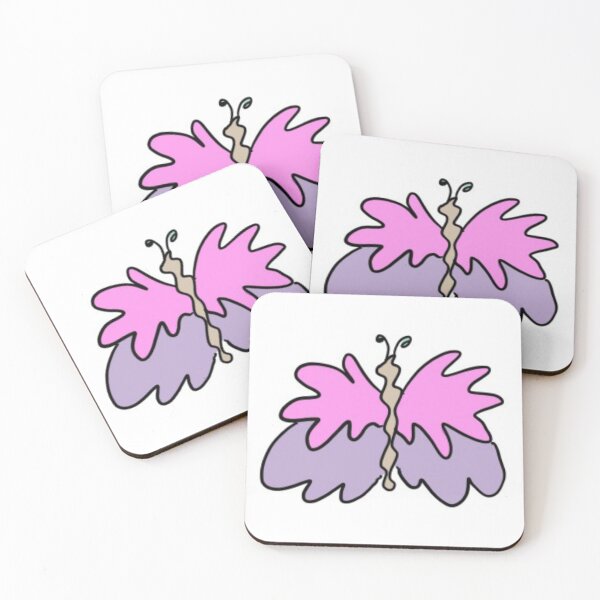 Item preview, pink butterfly 2 designed and sold by doodliez.