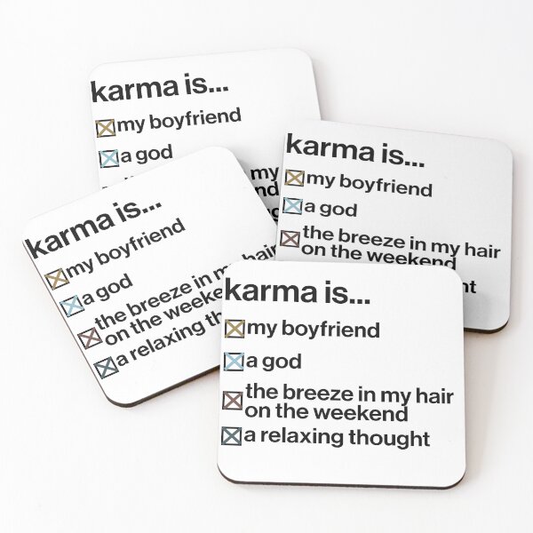 Item preview, karma checklist designed and sold by shirasilver.