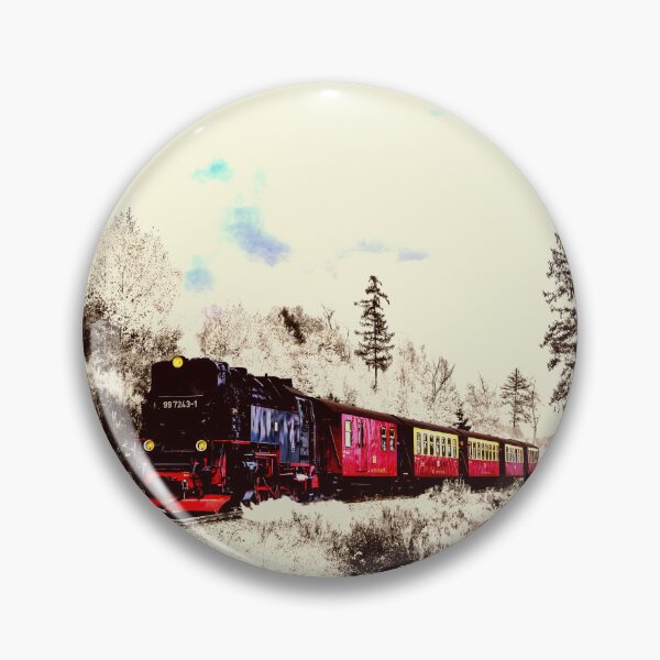 Item preview, vintage train in the forest designed and sold by HANPENTIP.