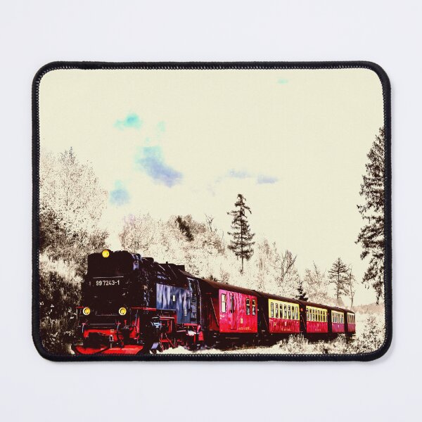 Item preview, vintage train in the forest designed and sold by HANPENTIP.