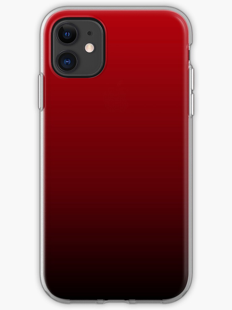 Vintage Vampire Red Black Burgundy Ombre Iphone Case Cover By
