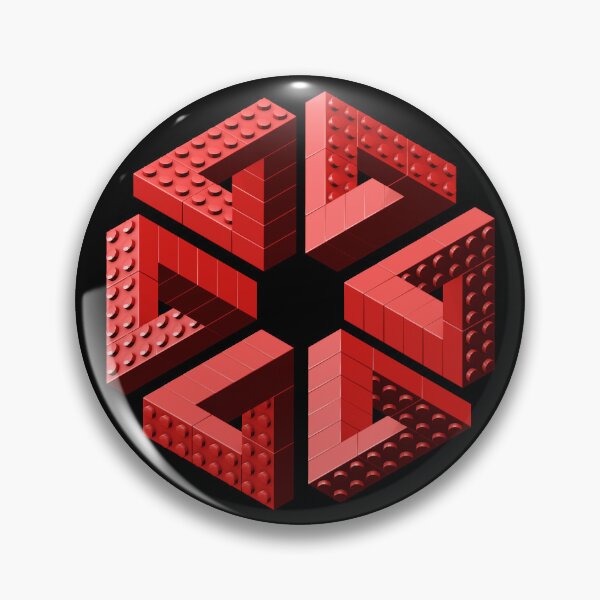 Artikelvorschau, Escher Toy Bricks - Rote Blüte entworfen und verkauft von chwatson.