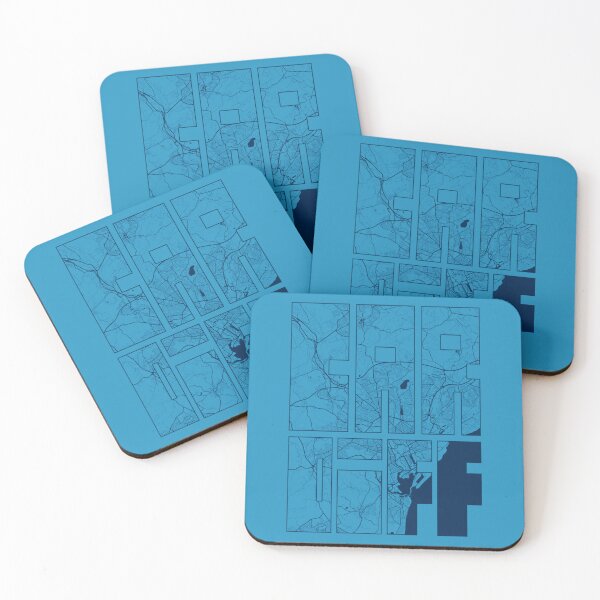 Item preview, Mapa de la ciudad de Cardiff de Gales - Costa designed and sold by glukisas2206.