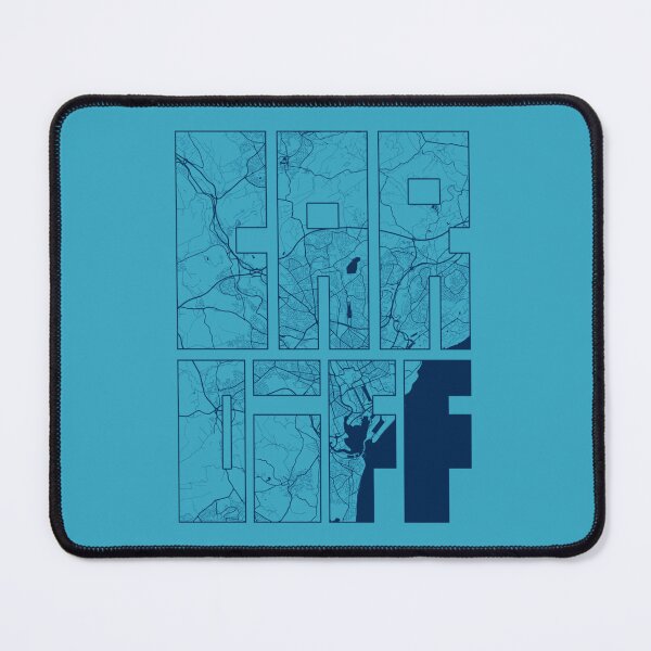Item preview, Cardiff City Map of Wales - Coastal   designed and sold by glukisas2206.