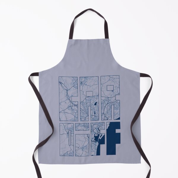 Item preview, Cardiff City Map of Wales - Coastal   designed and sold by glukisas2206.