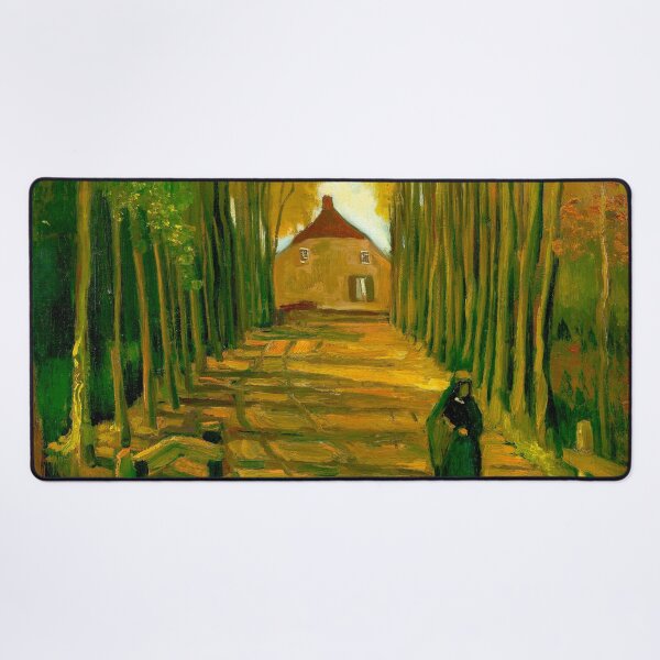 Item preview, Avenue of Poplars in Autumn - Vincent van Gogh designed and sold by SimpleJoyStyle.