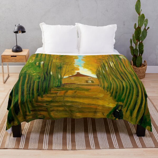 Item preview, Avenue of Poplars in Autumn - Vincent van Gogh designed and sold by SimpleJoyStyle.