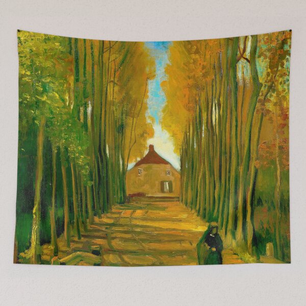 Item preview, Avenue of Poplars in Autumn - Vincent van Gogh designed and sold by SimpleJoyStyle.