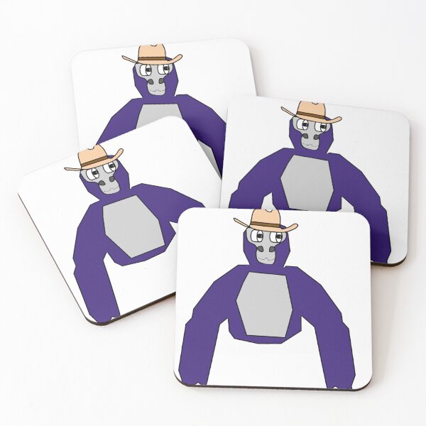 Item preview, gorilla with a cowboy (purple) designed and sold by Fett-bricks.