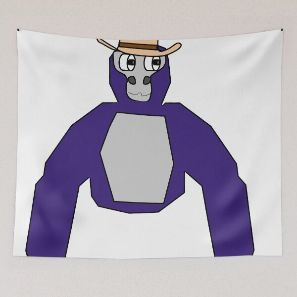 Item preview, gorilla with a cowboy (purple) designed and sold by Fett-bricks.