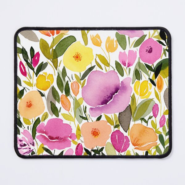 Item preview, Colorful Spring Wildflower Field in Watercolor designed and sold by Alisha Watercolors.