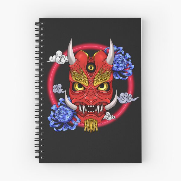 Item preview, Oni mask japanese  designed and sold by Natsukittyart.