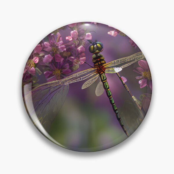 Item preview, 102622ai10 Dragonfly through flowers eyes designed and sold by Campbell Gallery.