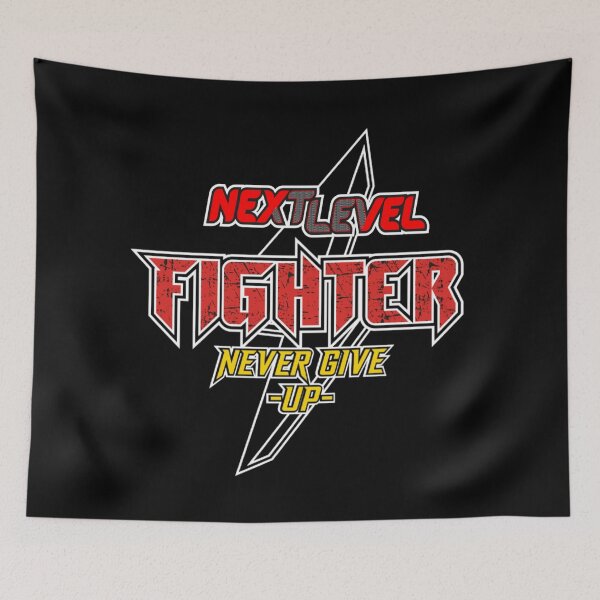 Item preview, Next Level Fighter Never Give Up  designed and sold by darknessjeff86.