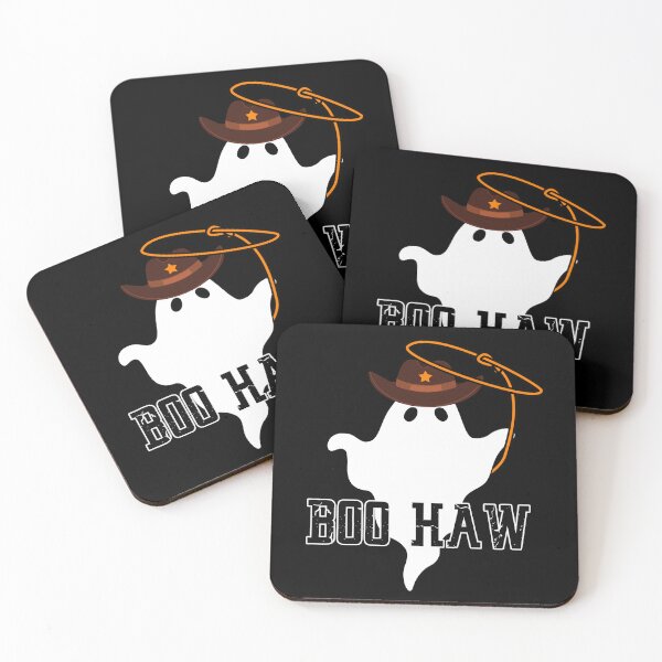 Item preview, Halloween Western Cowboy Ghost Boo Haw designed and sold by handsoftime2020.