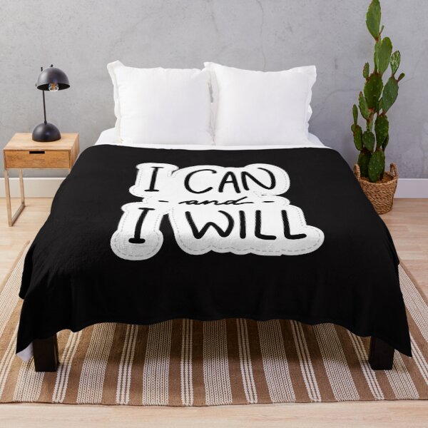 Item preview, I can and I will, motivation quotes, I can do it. designed and sold by Do-It-Over.