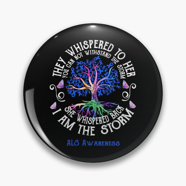 Item preview, ALS Awareness - ALS Warrior I Am The Storm designed and sold by RunningShop.