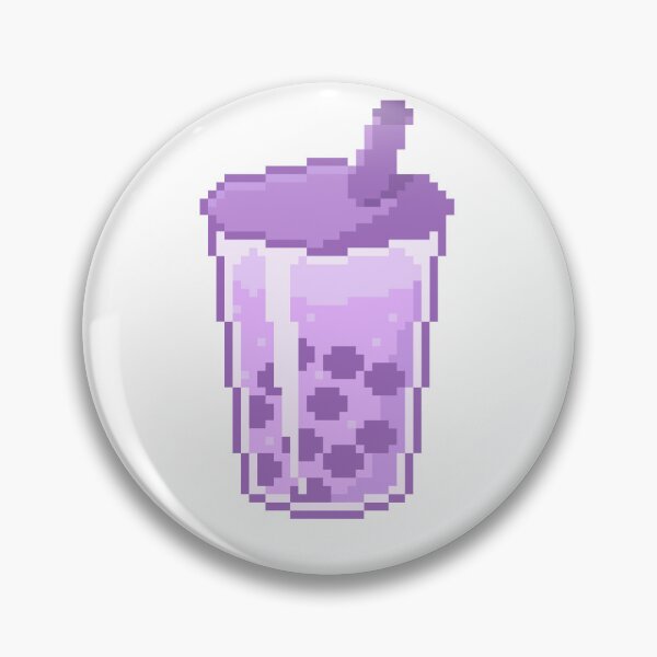 Item preview, 8bit drink, bubble tea, purple drin, purple bubble tea, lean designed and sold by K-BOSS.