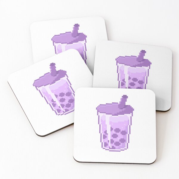 Item preview, 8bit drink, bubble tea, purple drin, purple bubble tea, lean designed and sold by K-BOSS.