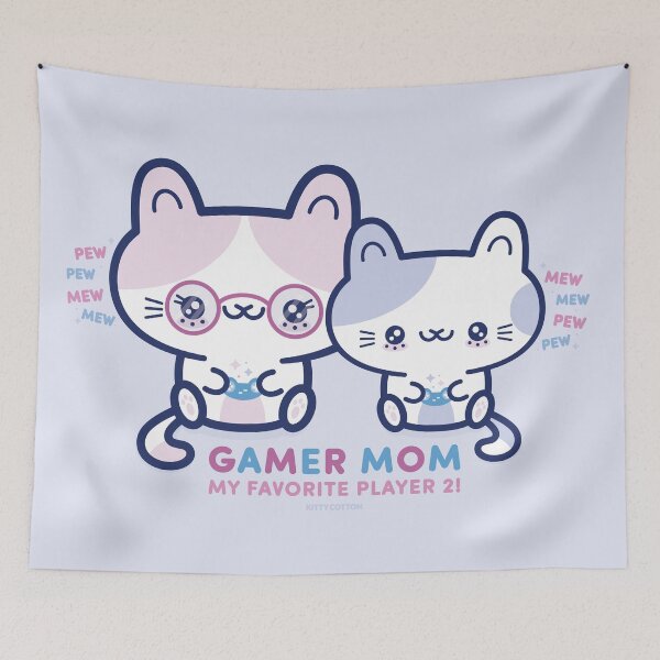 Item preview, Cat Mom Video Gamer designed and sold by KittyCotton.