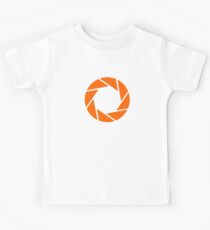 Aperture Science · Orange Emblem Kids Tee