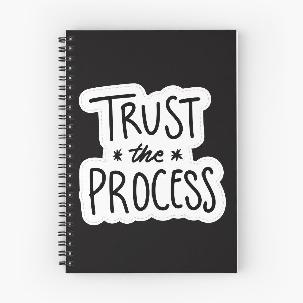 Aperçu de l'œuvre Faites confiance au processus, aux citations de motivation, n'abandonnez jamais. créée et vendue par Do-It-Over.