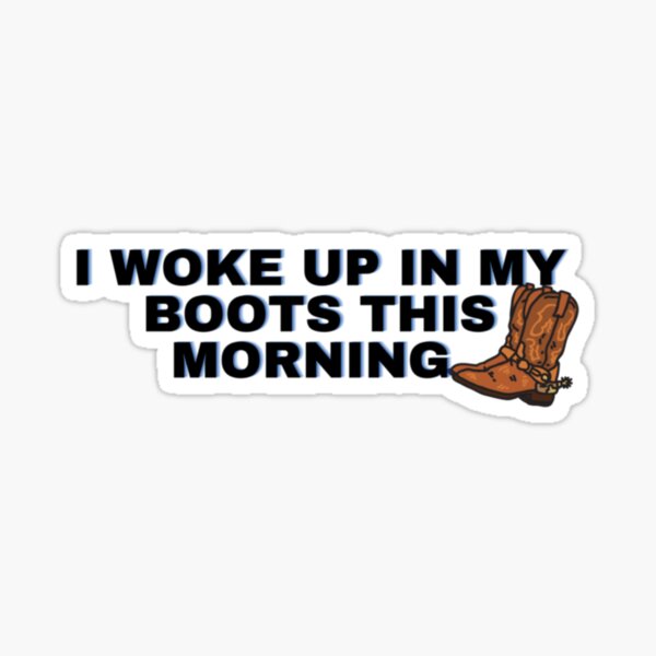 "Boots" Sticker for Sale by AnatoleDudley Redbubble