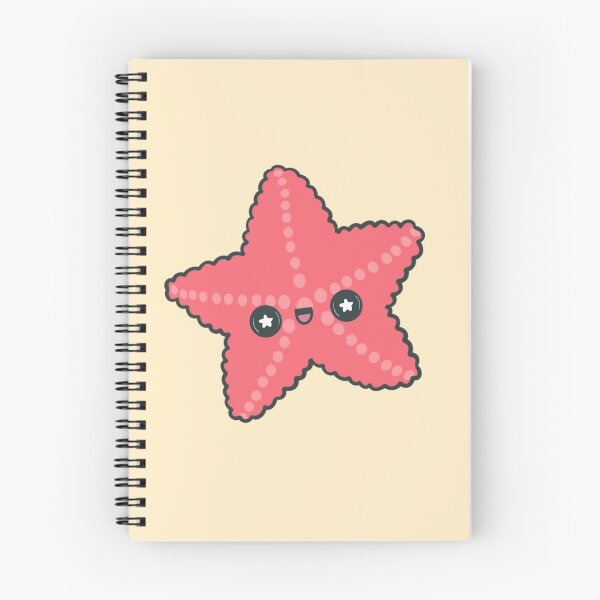 Item preview, Kawaii Happy Red Starfish designed and sold by FreyaDraws.
