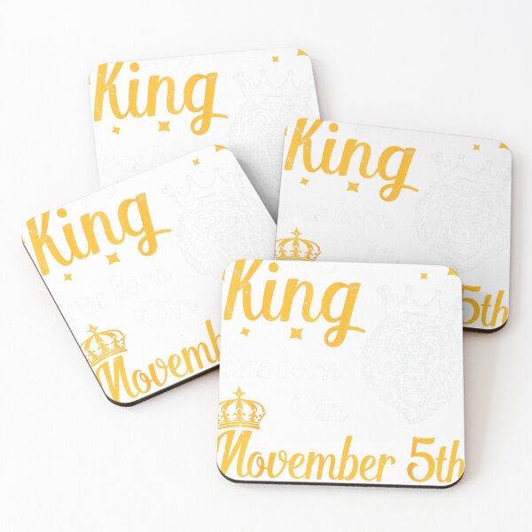 Item preview, A King Was Born On November 5th Happy Birthday To Me Lions designed and sold by TGMerwin.
