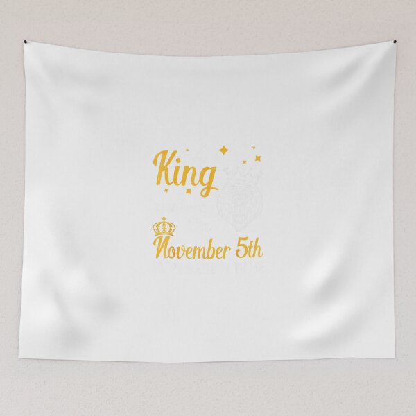 Item preview, A King Was Born On November 5th Happy Birthday To Me Lions designed and sold by TGMerwin.