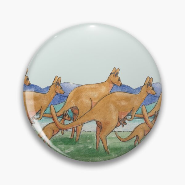 Item preview, Kangaroo Family Mob designed and sold by Jaana Day.