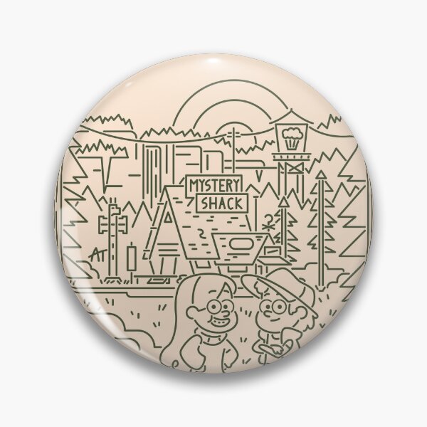 Item preview, Gravity Falls Line Art designed and sold by Arden Taylor.