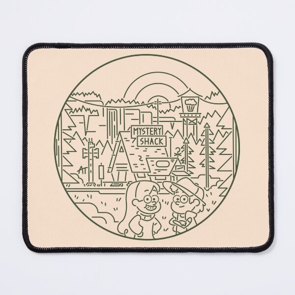 Item preview, Gravity Falls Line Art designed and sold by Arden Taylor.