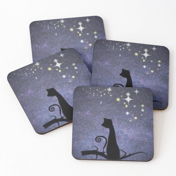 Item preview, Black Cat Star Gazing designed and sold by RMDSCreations.