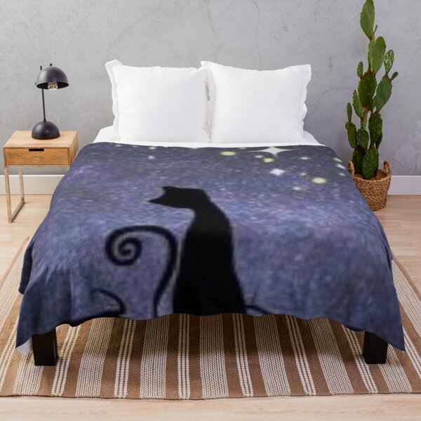 Item preview, Black Cat Star Gazing designed and sold by RMDSCreations.