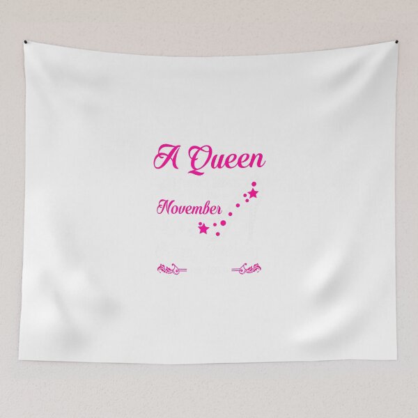 Item preview, A Queen Was Born In November Birthday Gift For Women Girl designed and sold by TGMerwin.