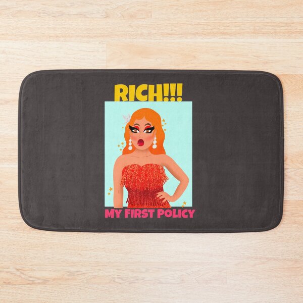 Item preview, RICH IS MY FIRST POLICY designed and sold by MookTupnoy.
