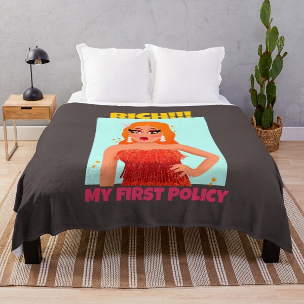 Item preview, RICH IS MY FIRST POLICY designed and sold by MookTupnoy.