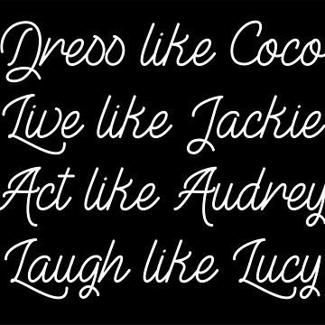 Artwork thumbnail, Coco, Jackie, Audrey & Lucy by kjanedesigns