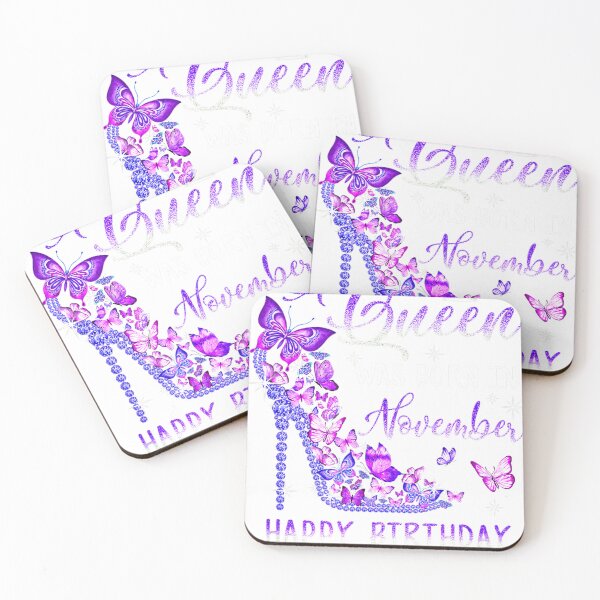 Item preview, A Queen Was Born In November Cute Birthday Girls Women_1 designed and sold by TGMerwin.