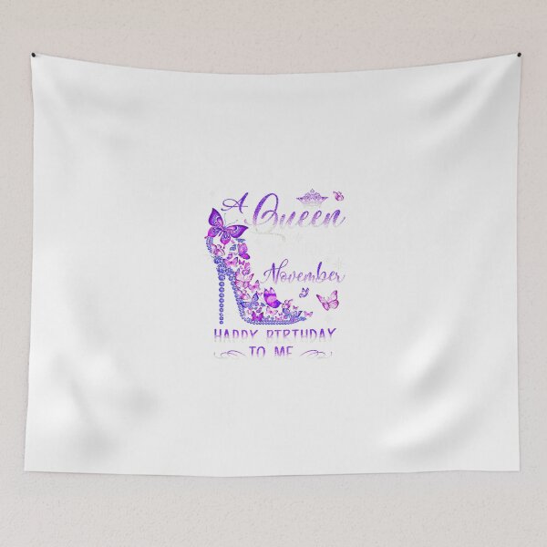 Item preview, A Queen Was Born In November Cute Birthday Girls Women_1 designed and sold by TGMerwin.