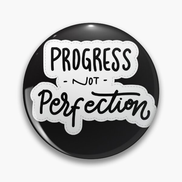 Item preview, Progress not perfection, motivation quotes, keep it up. designed and sold by Do-It-Over.