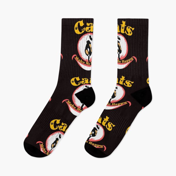 Item preview, Cats make me happy, funny cat designed and sold by Sanctum Cosmos.