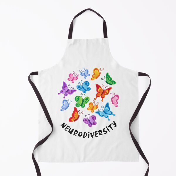 Item preview, Neurodiversity Butterflies Autism Rainbow Colorful designed and sold by Dolphin Graphic.