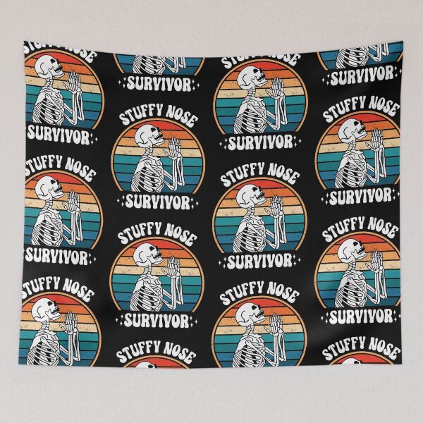 Item preview, Stuffy Nose Survivor Funny Saying designed and sold by GravitiTees.