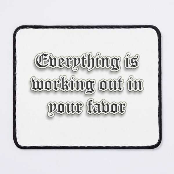 Item preview, Everything is working out in your favor affirmation designed and sold by atelierallaire.