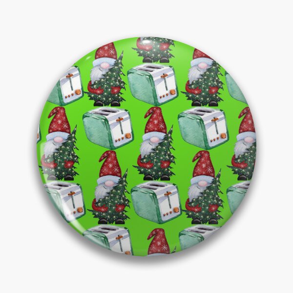 Item preview, Santa's and Toasters GREEN Christmas Toasters Unique Customized Christmas designed and sold by Now-IS-Later.