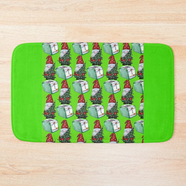 Item preview, Santa's and Toasters GREEN Christmas Toasters Unique Customized Christmas designed and sold by Now-IS-Later.