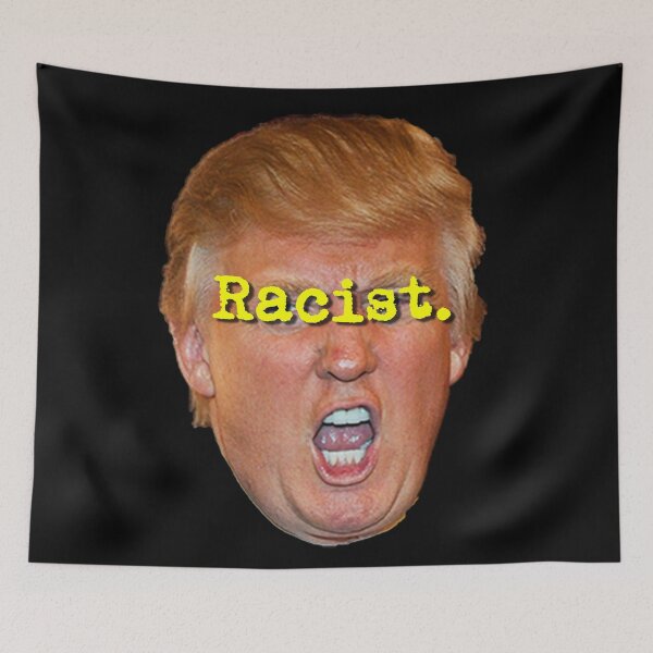 Aperçu de l'œuvre Trump raciste créée et vendue par Thelittlelord.